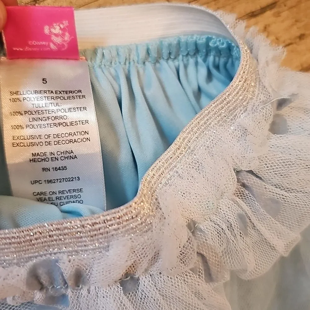 Blue Tulle Minnie Skirt Size 5